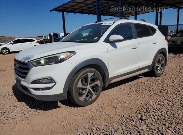 KM8J33A20HU519045 2017 HYUNDAI TUCSON White Հետևի ձախ
