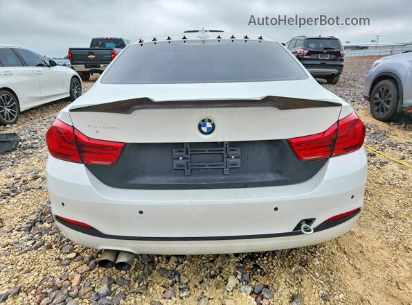 WBA4W5C59JAA49889 2018 BMW 4 SERIES White Вид салону спереду