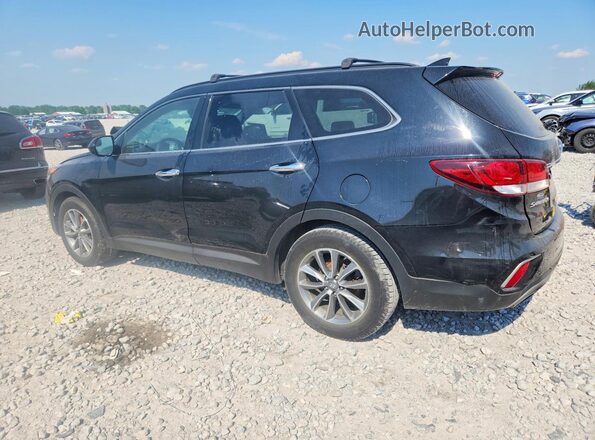 KM8SMDHF0HU221501 2017 HYUNDAI SANTA Черный Задняя правая четверть