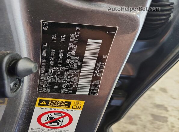 5TDBZRFH6KS704994 2019 TOYOTA HIGHLANDER Gray 360 interior view