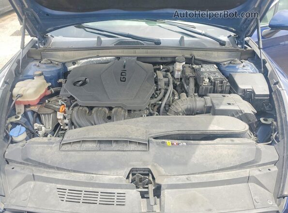 5NPEG4JA3MH128256 2021 HYUNDAI SONATA Синий Вид подкапотного пространства