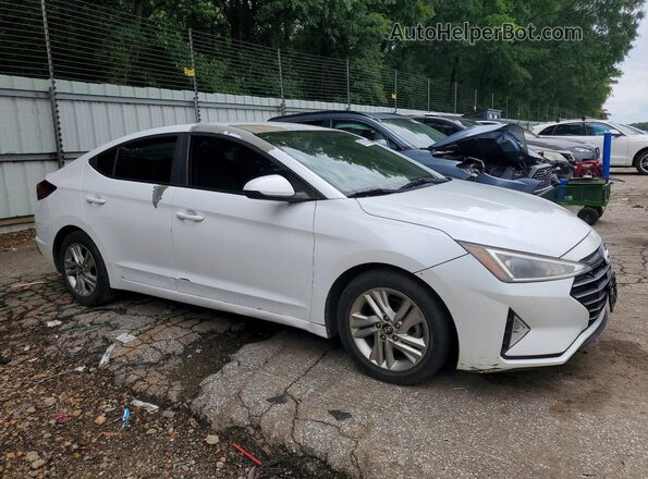 5NPD84LF5KH416987 2019 HYUNDAI ELANTRA White Vista frontal