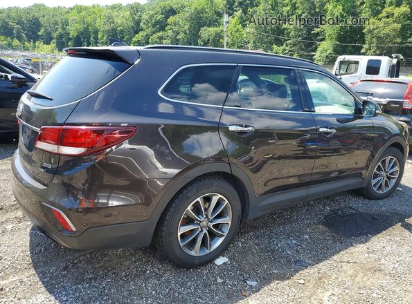 KM8SNDHF2HU174534 2017 HYUNDAI SANTA Brown Առջևի աջ