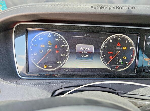 WDDUG8FB5HA312007 2017 MERCEDES-BENZ S-CLASS Black Вид задніх сидінь