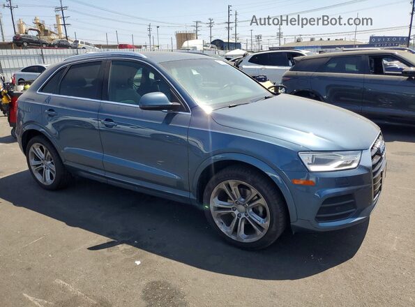 WA1HCCFS9HR008085 2017 AUDI Q3 Blue Front view