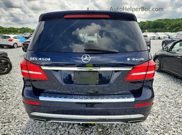 4JGDF6EE7HA793239 2017 MERCEDES-BENZ GLS Blue Սալոնի դիմացի տեսք