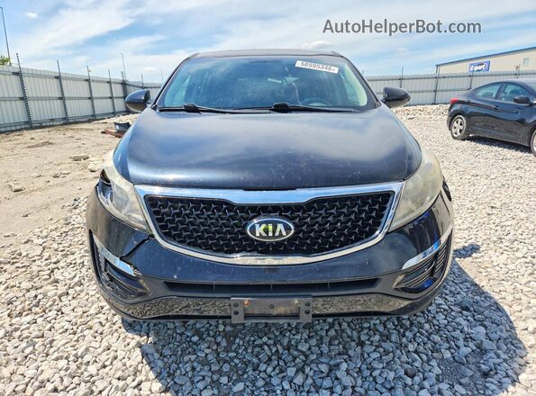 KNDPBCAC1G7867766 2016 KIA SPORTAGE Black Հետևի տեսք