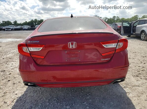 1HGCV1F30NA000265 2022 HONDA ACCORD Red Vista interior delantera