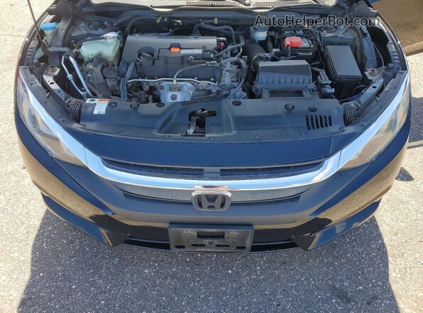 2HGFC2F75JH503944 2018 HONDA CIVIC Black Вид підкапотного простору