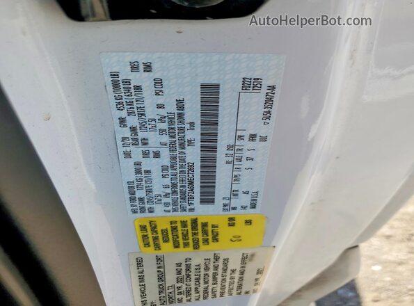 1FTBF2A60MEC72692 2021 FORD F250 White Vista interior de 360 grados