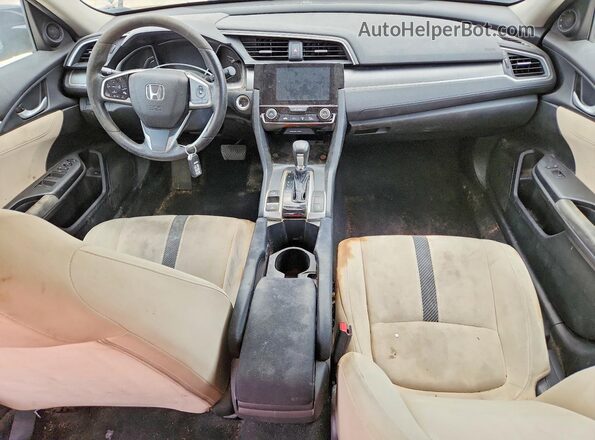 2HGFC2F72JH553491 2018 HONDA CIVIC Black Vista del cuadro de instrumentos