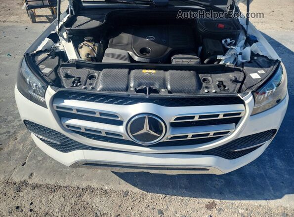 4JGFF5KEXLA099421 2020 MERCEDES-BENZ GLS White VIN კოდის სტიკერის ხედი