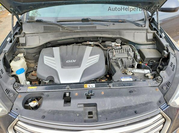 KM8SMDHF2HU191739 2017 HYUNDAI SANTA Серый Вид наклейки с VIN-кодом