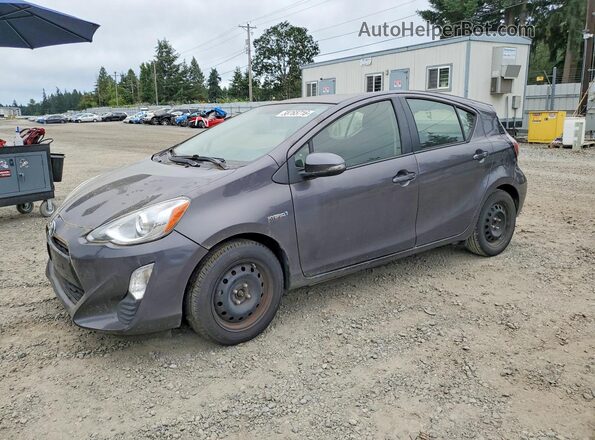 JTDKDTB35G1133069 2016 TOYOTA PRIUS Gray Trasero izquierdo