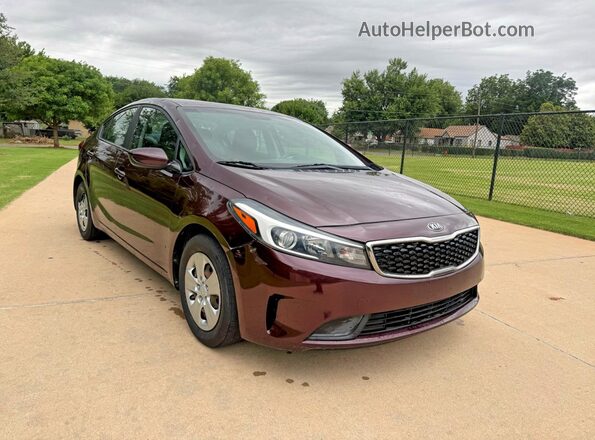 3KPFK4A75HE097190 2017 KIA FORTE Purple უკანა მარცხენა
