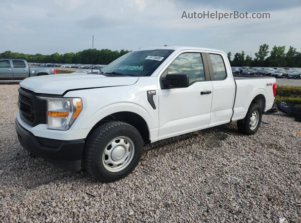 1FTEX1EP1MFC69320 2021 FORD F150 White Rear left