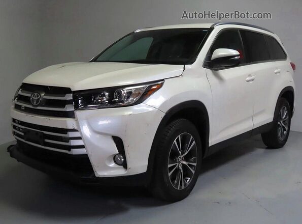 5TDKZRFH2KS562546 2019 TOYOTA HIGHLANDER White Задня права чверть