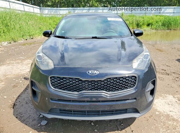 KNDPM3AC5H7189230 2017 KIA SPORTAGE Black Вид ззаду