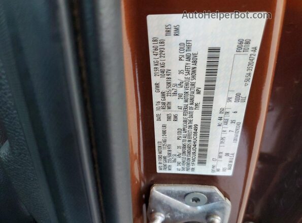 1FMCU9JD4HUC08499 2017 FORD ESCAPE Orange 