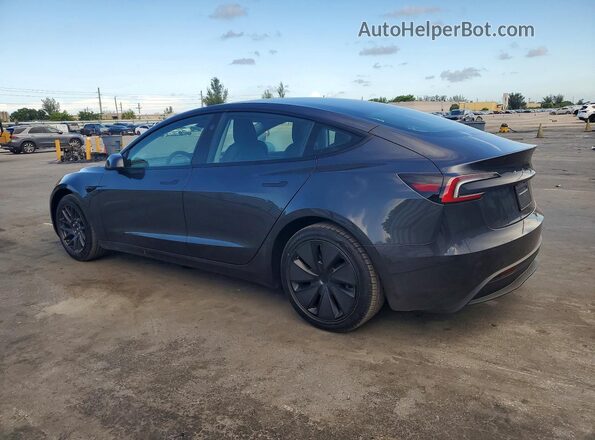 5YJ3E1EA7RF849613 2024 TESLA MODEL 3 Серый Задняя правая четверть