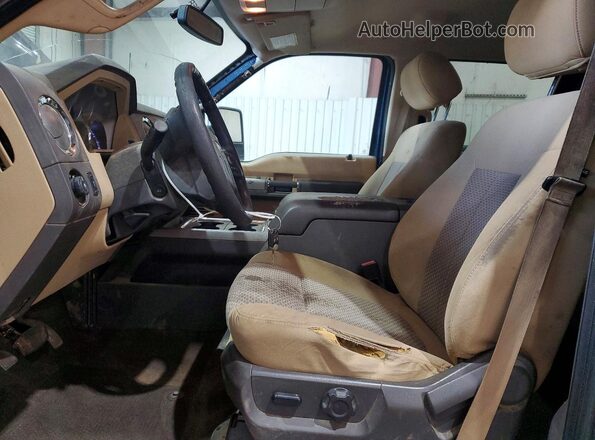 1FT7W2B65GEC13971 2016 FORD F250 Blue Dashboard view
