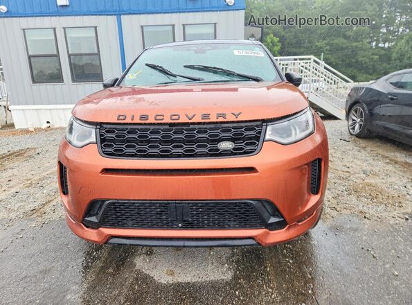 SALCL2FX7MH883423 2021 LAND ROVER DISCOVERY Orange Հետևի տեսք