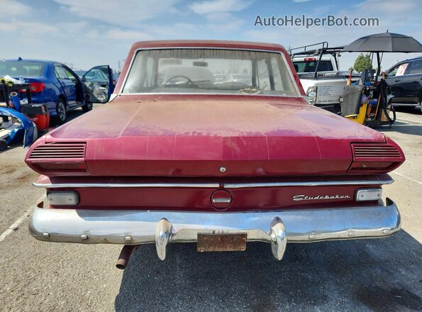 CI30455 1966 STUDEBAKER COMMANDER Бордовый Вид сзади
