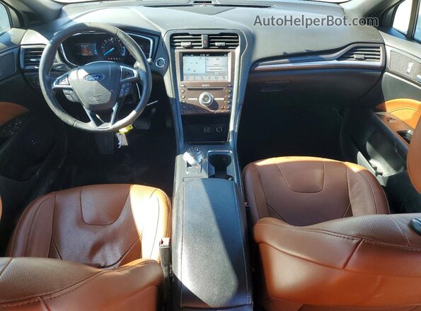 3FA6P0SU7KR238619 2019 FORD FUSION Белый Вид щитка приборов