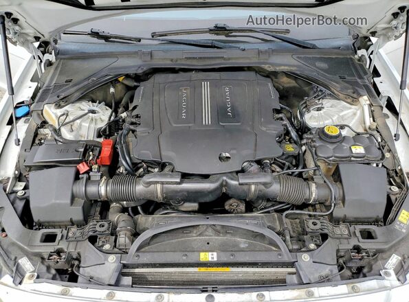 SAJBG4BV8GCY06179 2016 JAGUAR XF Белый Вид подкапотного пространства