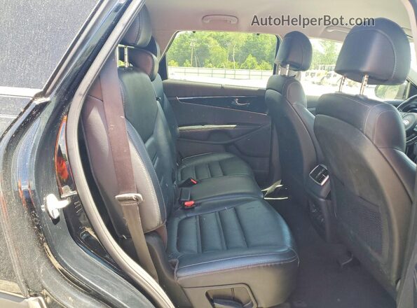 5XYPH4A13HG258797 2017 KIA SORENTO Black Vista del compartimento del motor