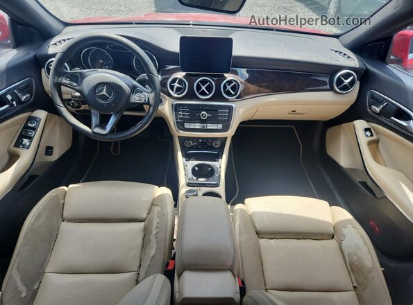 WDDSJ4EB4JN510367 2018 MERCEDES-BENZ CLA-CLASS Красный Вид щитка приборов