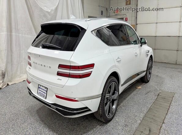 KMUHCESB0SU284258 2025 GENESIS GV80 White Դիմացի տեսք