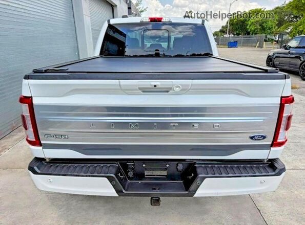 1FTFW1ED9MFB46636 2021 FORD F150 White წინა სალონის ხედი