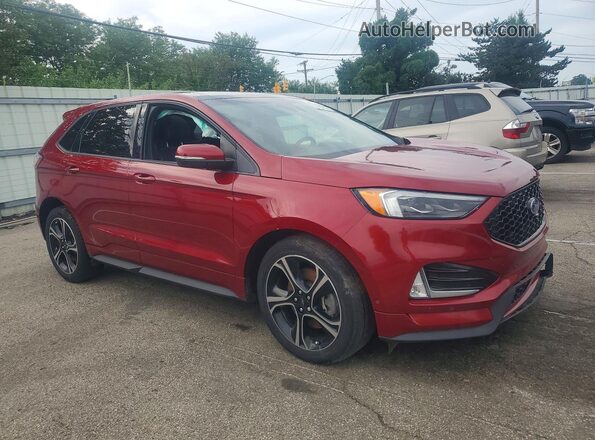 2FMPK4AP6KBB28171 2019 FORD EDGE Красный Вид спереди