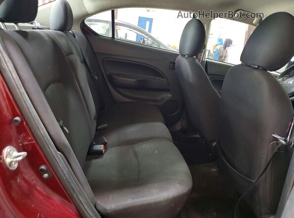 ML32F3FJXJHF11264 2018 MITSUBISHI MIRAGE Red Rear interior view
