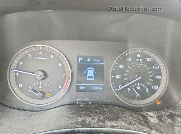 KM8J2CA46KU938061 2019 HYUNDAI TUCSON Синий Вид задних сидений