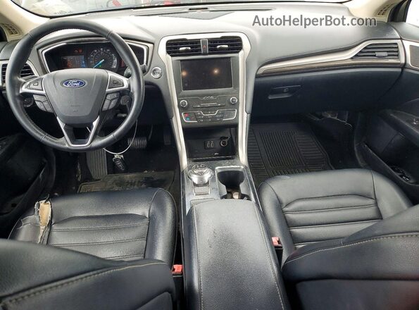 3FA6P0CD1LR130688 2020 FORD FUSION Black ხელსაწყოთა პანელის ხედი