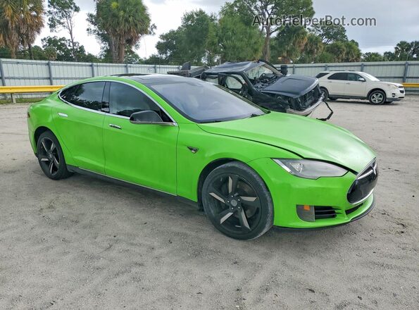 5YJSA1E20GF126716 2016 TESLA MODEL Green Դիմացի տեսք