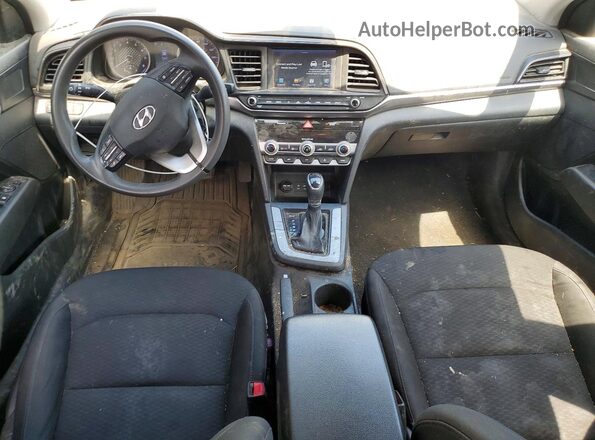 5NPD84LF6LH570853 2020 HYUNDAI ELANTRA White ხელსაწყოთა პანელის ხედი