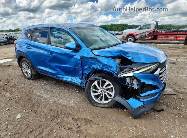 KM8J33A43JU699502 2018 HYUNDAI TUCSON Синий 