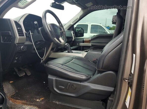 1FTEW1C55LKD25723 2020 FORD F150 Gray Widok deski rozdzielczej