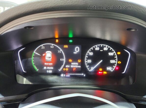 2HGFE4F86TH341310 2026 HONDA CIVIC Black Widok zestawu wskaźników