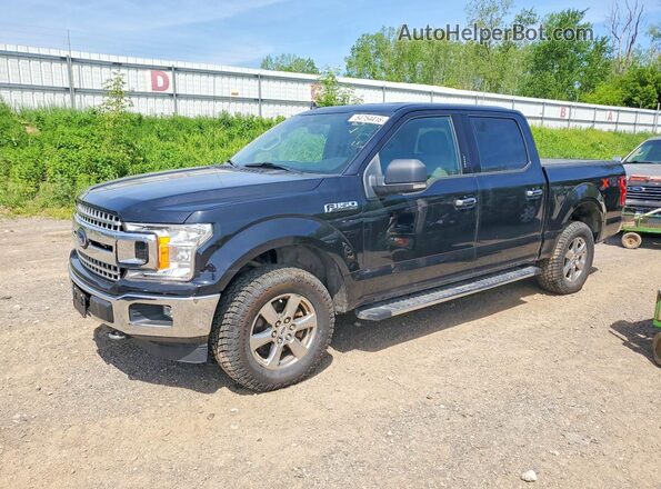 1FTEW1E48KFC20962 2019 FORD F150 Black Trasero izquierdo