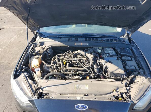 3FA6P0HD3HR296436 2017 FORD FUSION Black ძრავის განყოფილების ხედი
