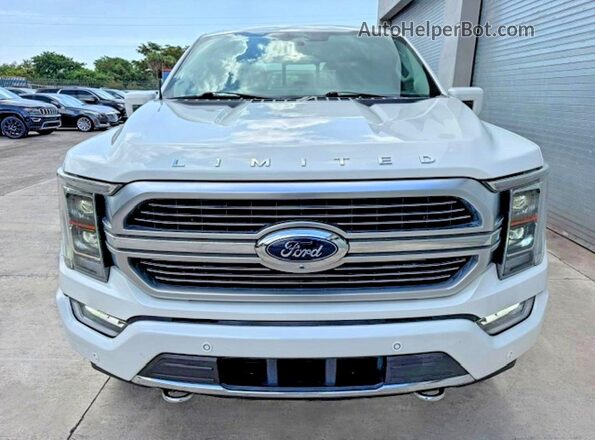 1FTFW1ED9MFB46636 2021 FORD F150 White უკანა ხედი