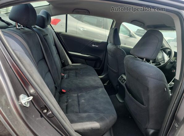JHMCR6F33HC006651 2017 HONDA ACCORD Серый Вид задней части салона