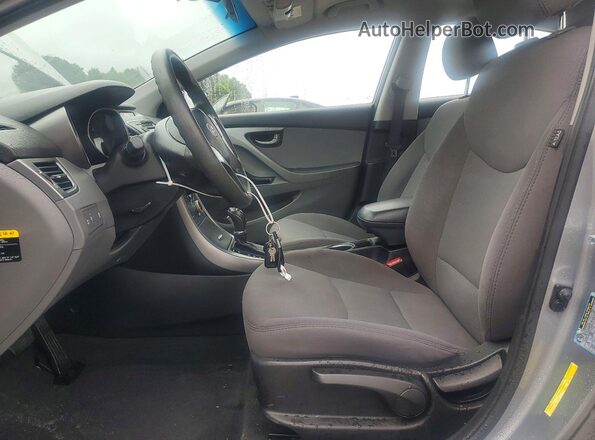 5NPDH4AE0GH686355 2016 HYUNDAI ELANTRA Gray 