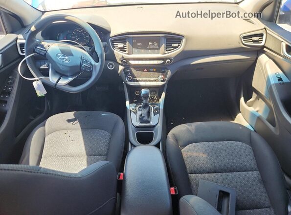 KMHC65LC2HU023746 2017 HYUNDAI IONIQ Blue Սարքավորումների վահանակի տեսք