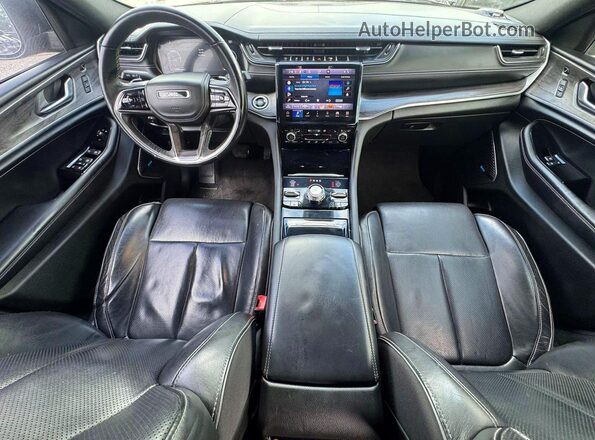 1C4RJKDG5N8522560 2022 JEEP CHEROKEE Black ხელსაწყოთა პანელის ხედი