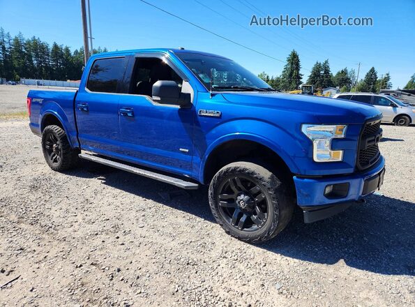 1FTEW1EP4HKC35632 2017 FORD F150 Blue 